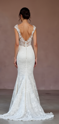 Mermaid Wedding Dress with a Flattering Fit-and-Flare Silhouette