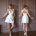 Mini Wedding Gown with a Timeless and Sophisticated Appeal
