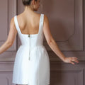 Mini Wedding Gown with a Timeless and Sophisticated Appeal