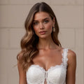 Mini Wedding Dress with a Classy A-Line Fit for Stylish Brides