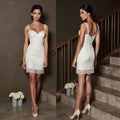 Mini Wedding Dress for Reception, Elopement, or Bridal Party Wear