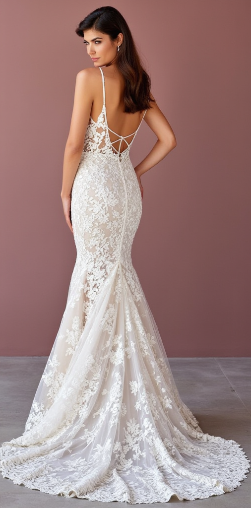 Mermaid Wedding Dress for Brides Who Love a Romantic and Whimsical Style