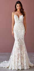 Mermaid Wedding Dress for Brides Who Love a Romantic and Whimsical Style