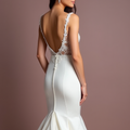 Mermaid Wedding Dress with a Chapel Train for a Classic Bridal Look