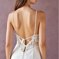 Mini Short Wedding Dress with a Timeless and Minimalist Aesthetic