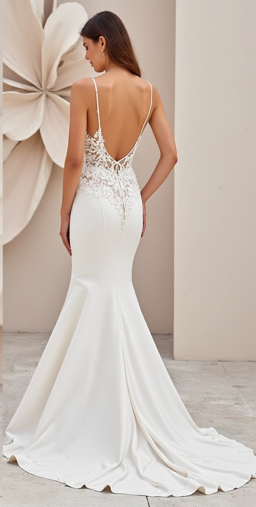 Mermaid Wedding Dress for Plus Size Brides with a Beautiful Fit