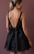 Elegant Black Evening Dress & Prom Dress with Sequins for a Dazzling Party Look