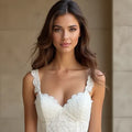 Mini Short Wedding Dress with a Romantic Silhouette for Modern Brides