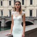 Mermaid Wedding Dress with an Open Back for a Glamorous Bridal Look