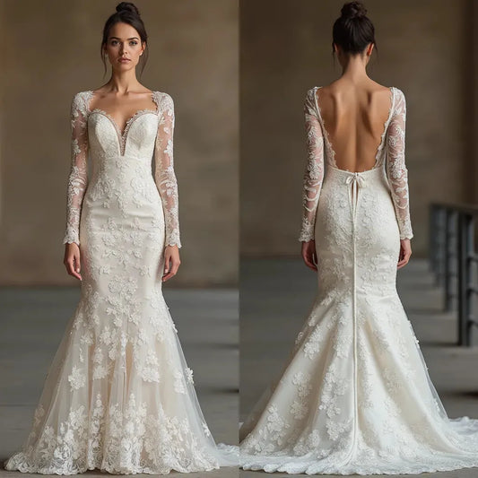 Mermaid Wedding Dress for Romantic Brides Who Love Fairytale Designs