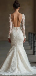 Mermaid Wedding Dress for Romantic Brides Who Love Fairytale Designs