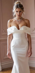 Mermaid Wedding Dress with a Modern Cut for Trendy and Stylish Brides
