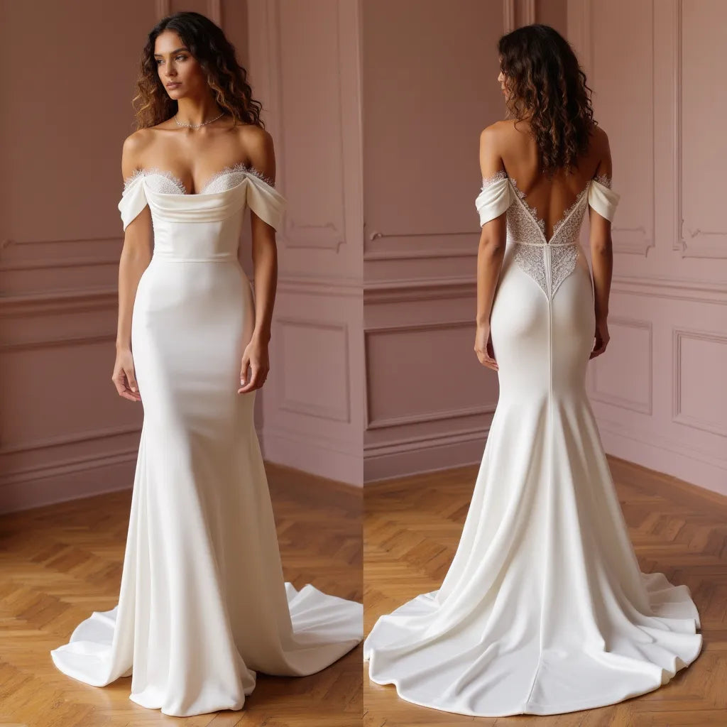 Mermaid Wedding Dress with a Dramatic Flair for Statement Brides