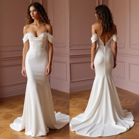 Mermaid Wedding Dress with a Dramatic Flair for Statement Brides