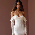Mermaid Wedding Dress with Elegant Sleeves for a Sophisticated Look
