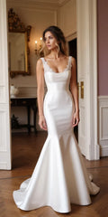 Mermaid Wedding Dress for Outdoor, Summer, and Warm-Weather Weddings