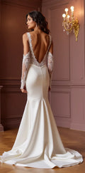 Mermaid Bridal Gown with a Sleek and Stylish Fit for Modern Brides
