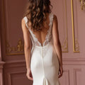 Mermaid Bridal Gown with Romantic Details for a Dreamy Wedding