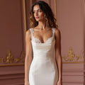 Mermaid Bridal Gown with Romantic Details for a Dreamy Wedding