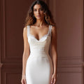 Mermaid Bridal Gown for Intimate Weddings, Reception, and Celebrations