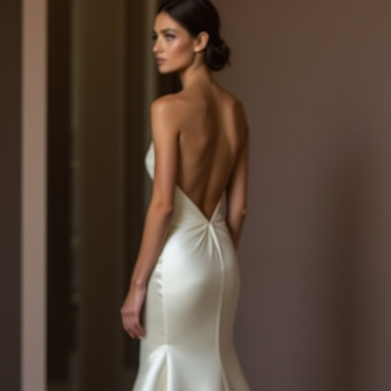 Elegant Mermaid Wedding Dress for Brides Who Love a Modern Look