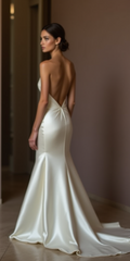 Elegant Mermaid Wedding Dress for Brides Who Love a Modern Look