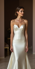 Elegant Mermaid Wedding Dress for Brides Who Love a Modern Look