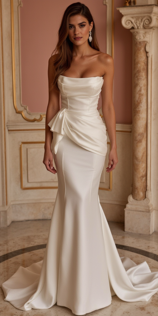 Mermaid Wedding Dress with a Vintage-Inspired Trumpet Skirt