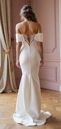 Mermaid Bridal Dress for Petite Brides Looking for a Long and Sleek Look