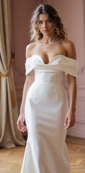 Mermaid Bridal Dress for Petite Brides Looking for a Long and Sleek Look