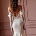 Mermaid Bridal Dress with a Glamorous Look for a Fairy Tale Wedding