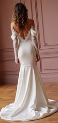 Mermaid Bridal Dress with a Glamorous Look for a Fairy Tale Wedding
