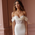 Mermaid Fit-and-Flare Wedding Dress for an Elegant and Feminine Look