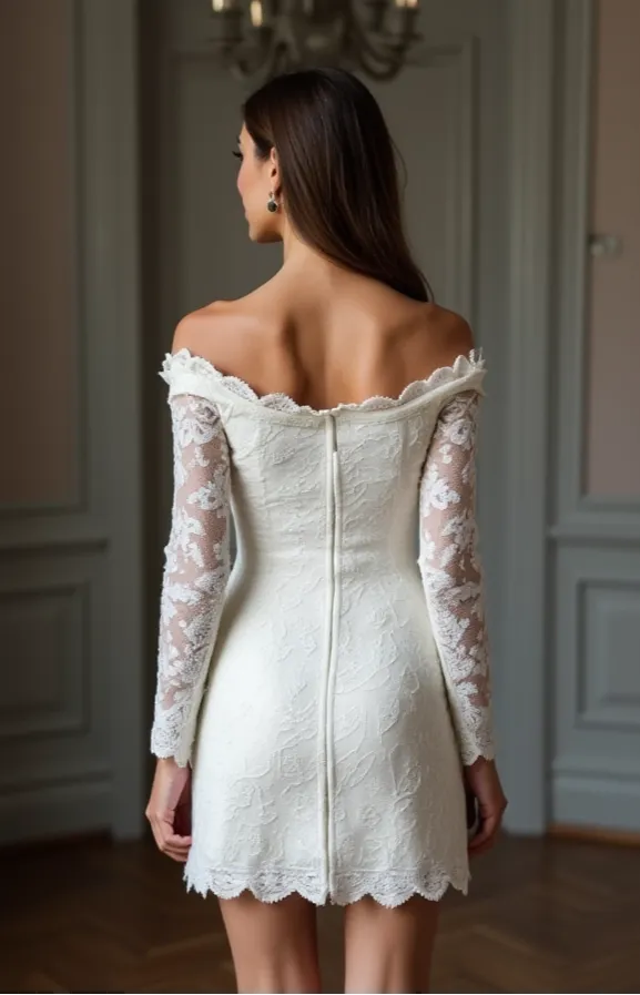 Short Wedding Dress for Courthouse Weddings and Civil Ceremonies