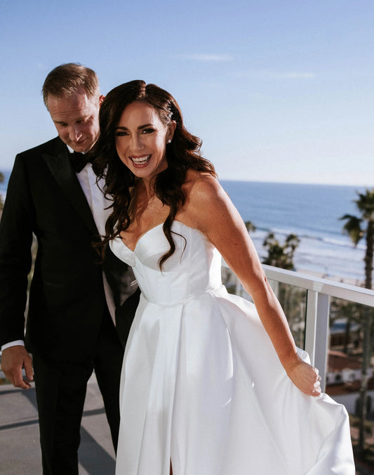 Vestido De Novia De sirena 2 en 1, Vestido De Novia moderno sin mangas con lazo De satén, Vestido De Novia De princesa 