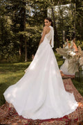 Classic A-line Wedding Dresses For Women Sleeveless High Neck Bow Chiffon Vestidos De Novia Brautmode Customised