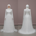 Handmade Muslim Bridal Dress for Women Arabic Dubai Style, Tulle Gown