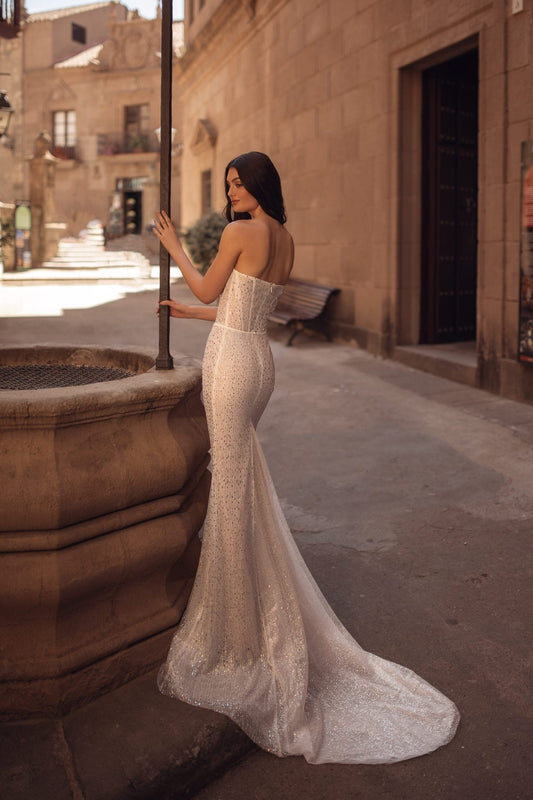 Vestido De Novia De sirena 2 en 1, Vestido De Novia moderno sin mangas con lazo De satén, Vestido De Novia De princesa 