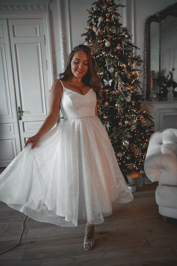 2 i 1 sjöjungfru bröllopsklänning modern ärmlös båge satin domstol tåg brud klänning prinsessa vestido de novia