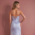 Chic Evening Dress and Prom Dress with a Deep V-Neckline for a Bold Look