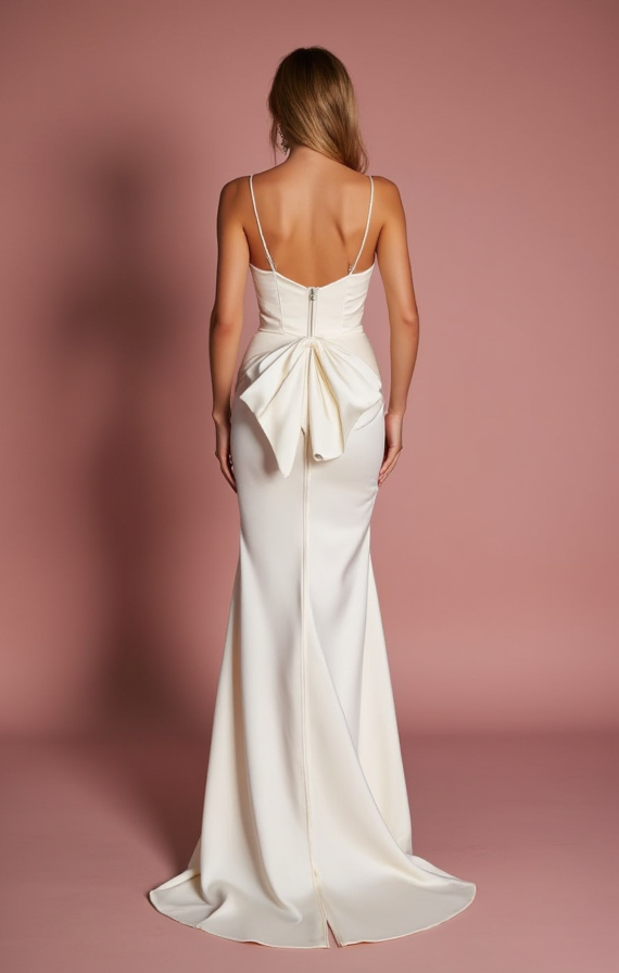 Romantic A-Line Wedding Dress with a Draped Bodice for a Soft Look