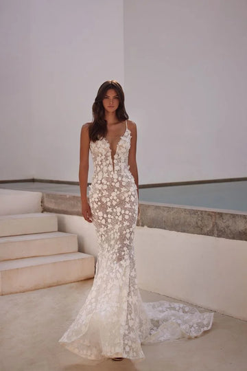 Vestido De Novia De sirena 2 en 1, Vestido De Novia moderno sin mangas con lazo De satén, Vestido De Novia De princesa 