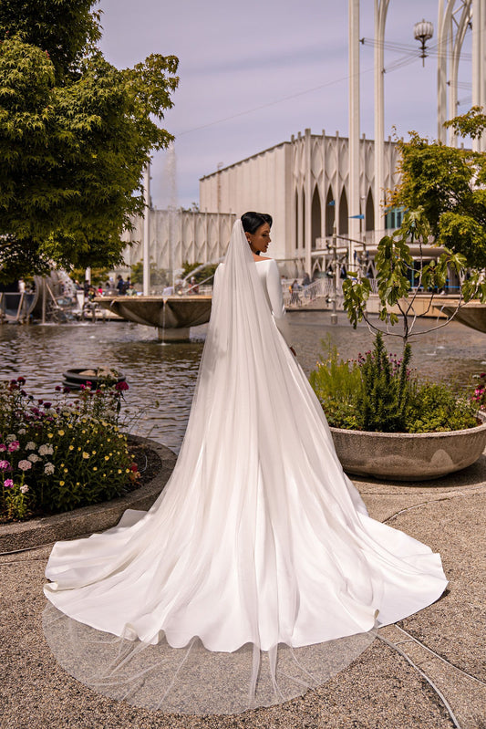 2 em 1 vestido de casamento sereia moderno sem mangas arco cetim tribunal trem vestido de noiva princesa vestido de novia 