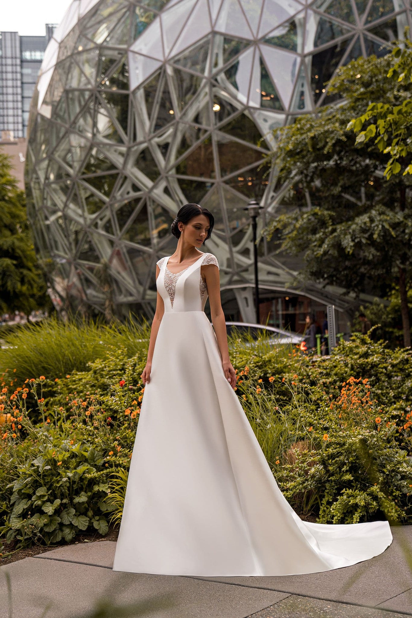 Vestido De Novia De sirena 2 en 1, Vestido De Novia moderno sin mangas con lazo De satén, Vestido De Novia De princesa 