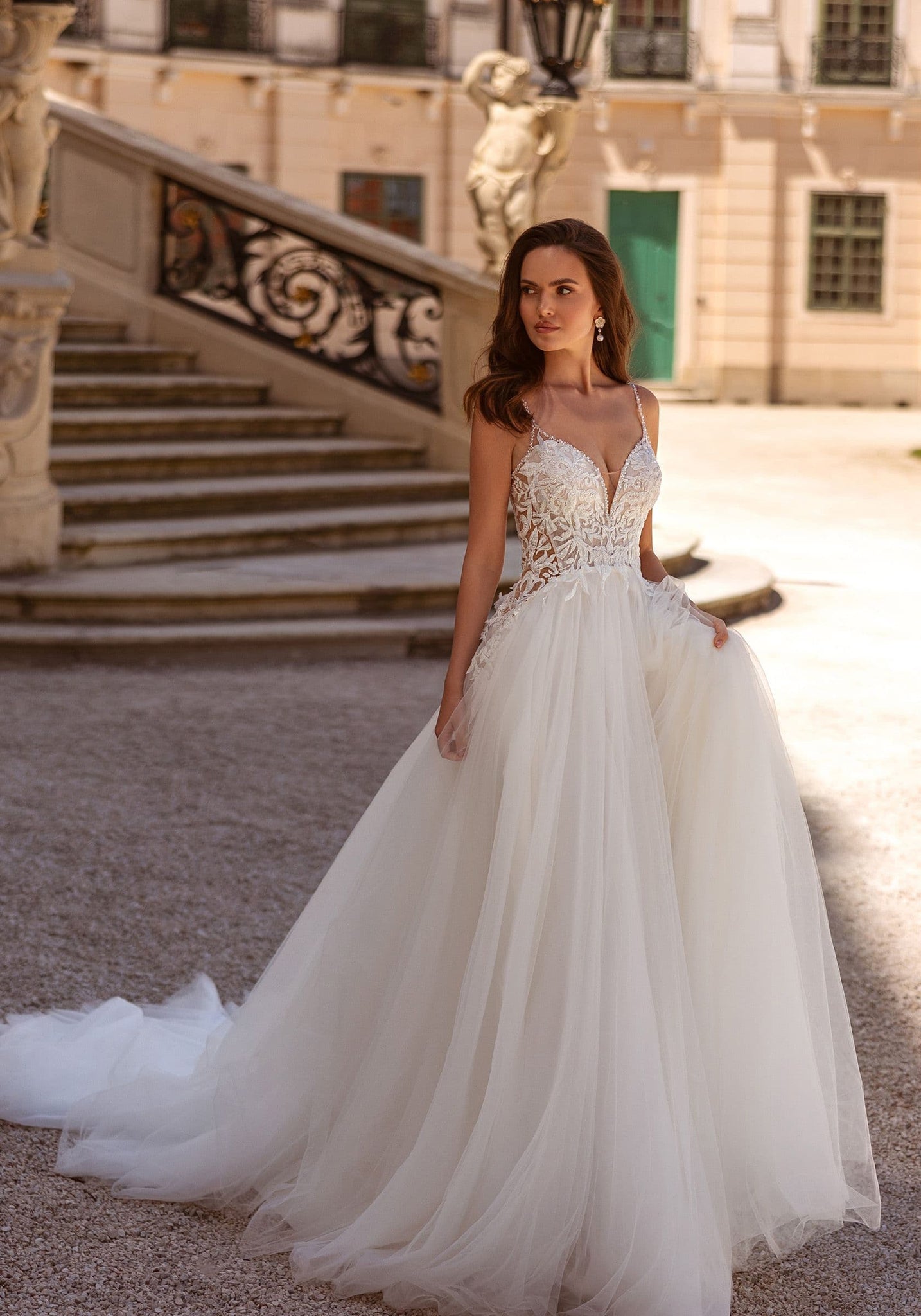 Abito Da Sera In Pizzo Vantexi Per Donna - Elegante, Con Spalline Sottili, Per Matrimoni E Balli