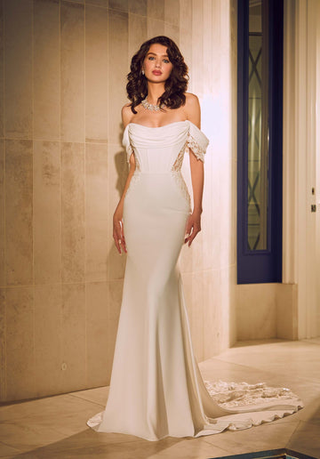 Mermaid Wedding Dresses Off Shoulder