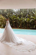 A-line Sexy Lace Appliques Wedding Dress Scoop Backless Backless Bride Gown Customized