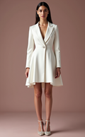 Classic White Mini Short Wedding Dress with a Sweetheart Neckline for a Timeless Bridal Look