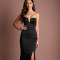 Black Prom Wedding Dress for Brides Who Love a Glamorous Style