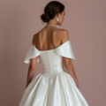 Ultra-Glamorous White Princess Wedding Dress with Crystal Beading and Full Skirt